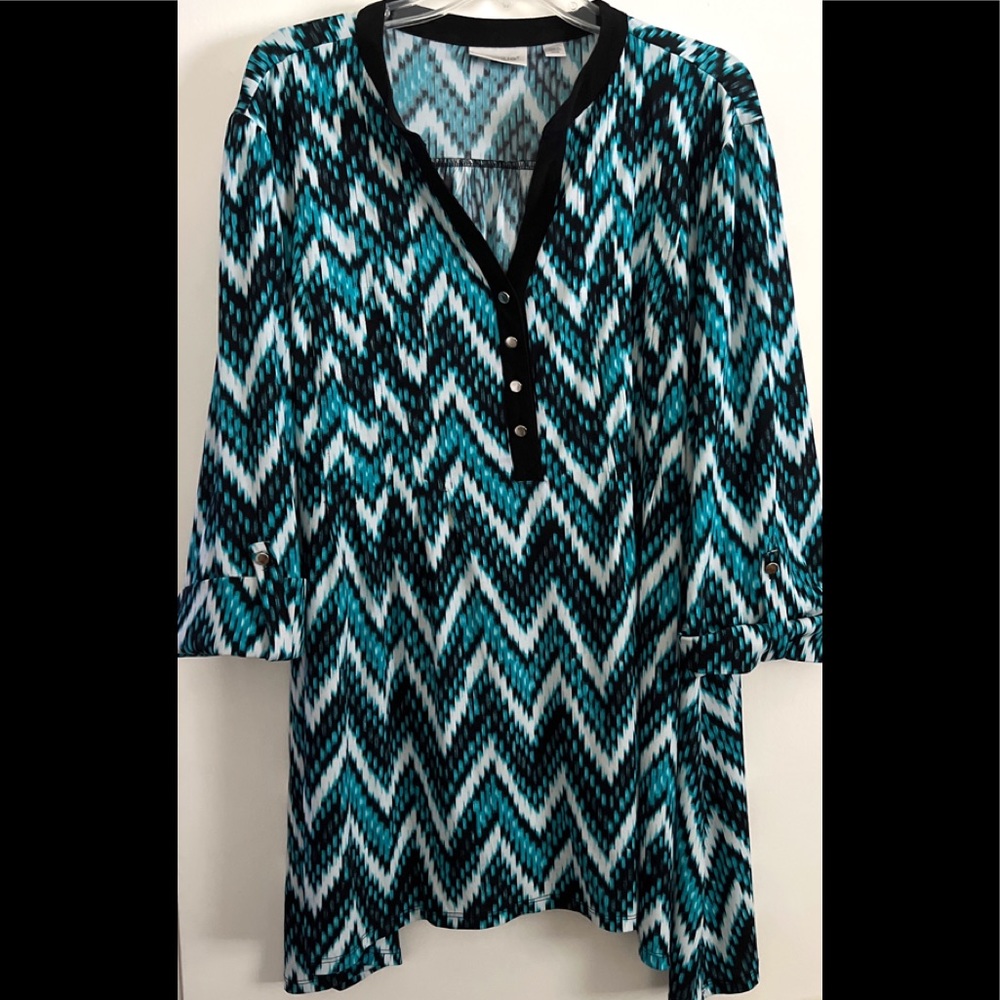 Blk & Real, Super Soft & Slimming 3/4 Gathered Sl… - image 1